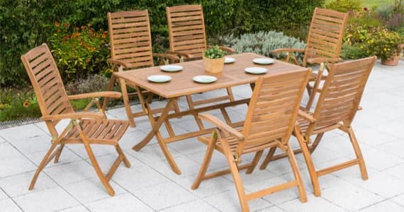 Massivholz Gartenmöbel