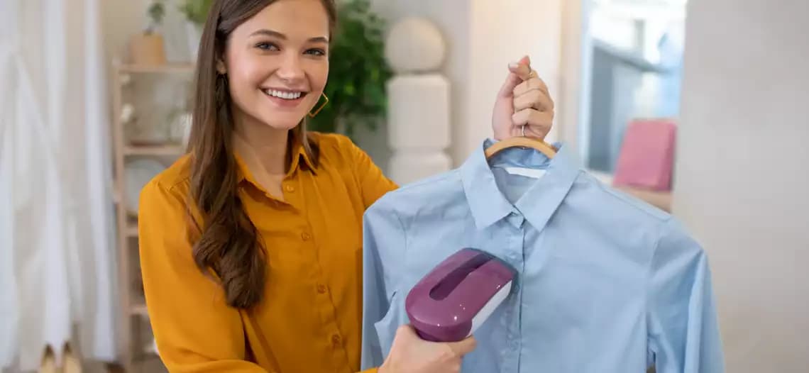 Steamer für knitterfreie Kleidung