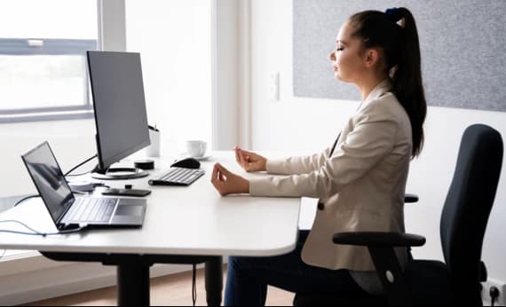 Bürostuhl richtig einstellen