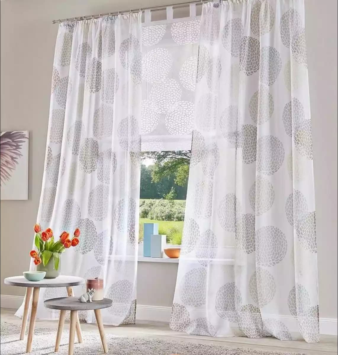 Transparente Vorhänge