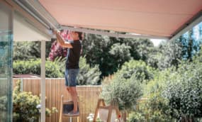 Sonnenschutz  Sturmsicherung