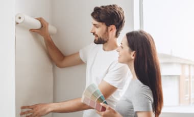 Tapeten kleben