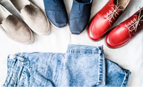 Schuhe zur Jeans