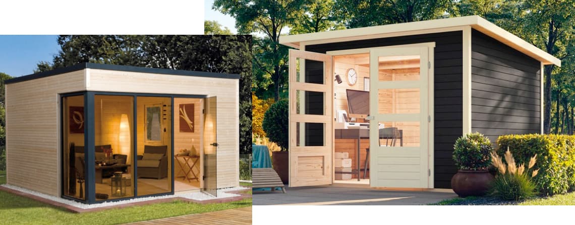 Gartenhaus-Ordnungssystem