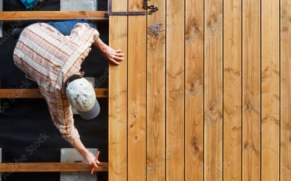 Das Material für die Unterkonstruktion