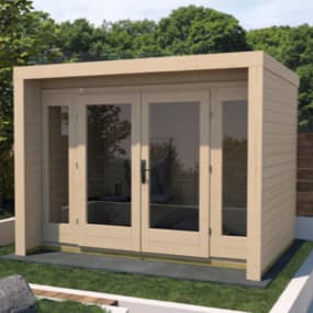 Gartenhäuser mit Flachdach