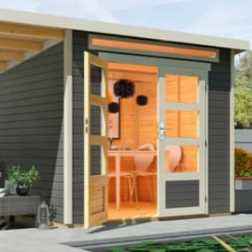 Gartenhäuser mit Pultdach