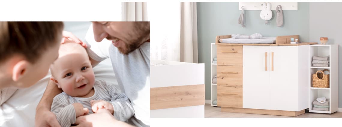 Wickelkommode einrichten