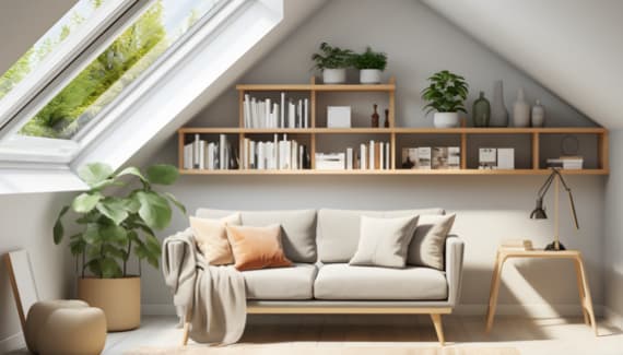 Dachschräge als Hingucker