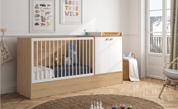 Mitwachsende Babybetten