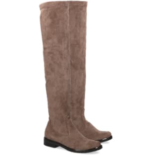 Braune Schmalschaftstiefel
