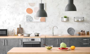 Wandgestaltung in der Küche