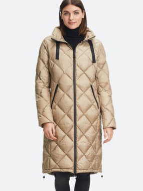 Beige Steppmäntel