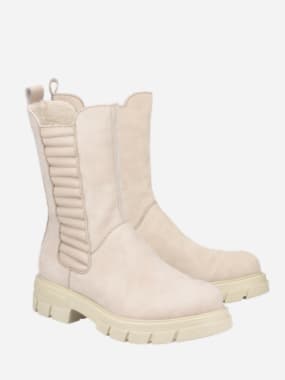 Beige Chelsea-Boots