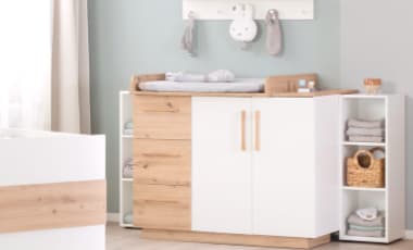 Wickelkommode einrichten