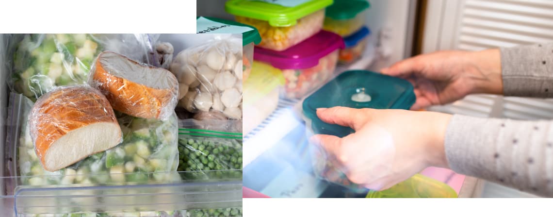 Gefrierschrank organisieren