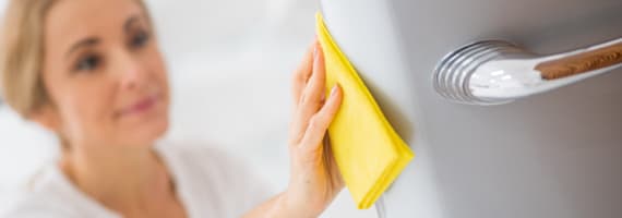 Reinigung der Außenseite