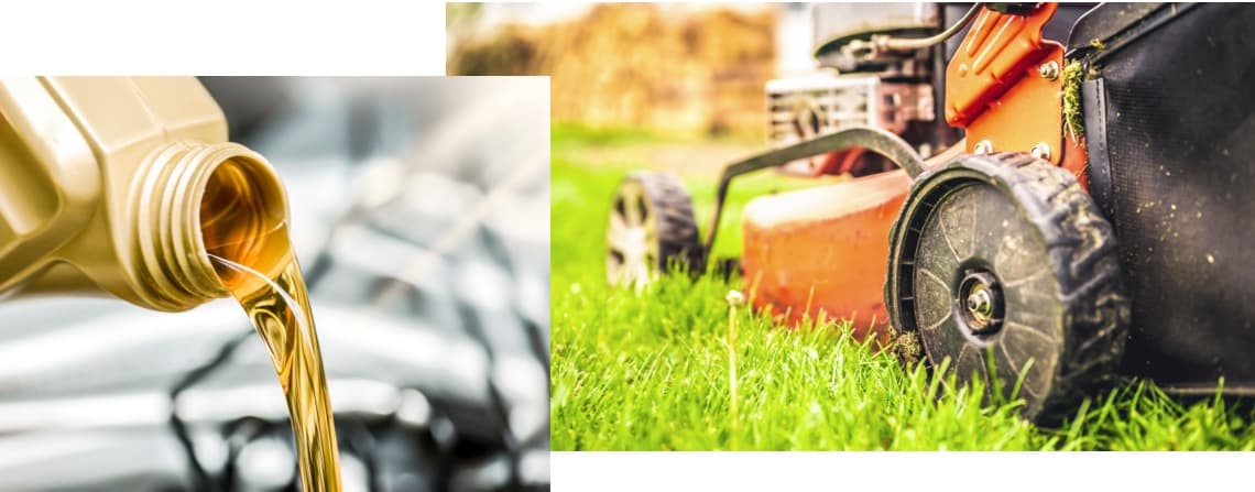 Rasenmäher-Ölwechsel