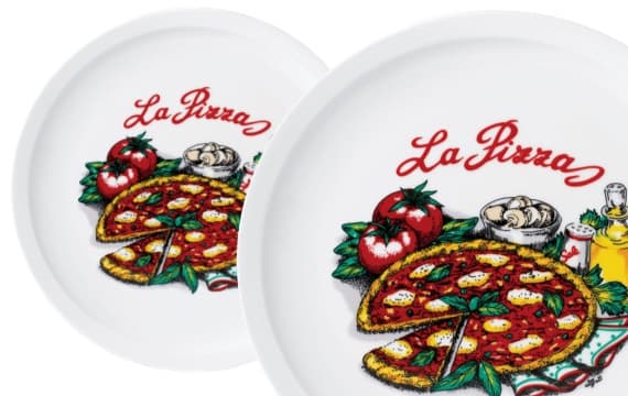 Mikrowellen-Pizzateller