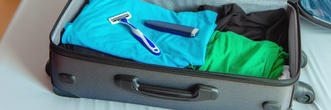 Rasierer im Handgepäck