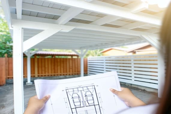 Baugenehmigung für Carport