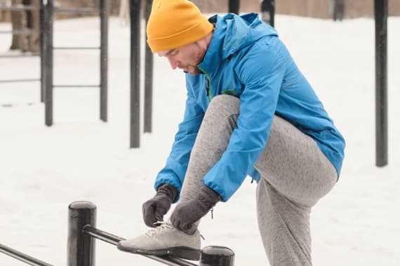 Barfußschuhe beim Joggen