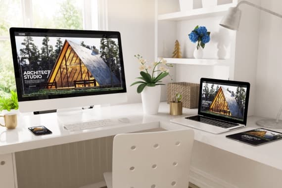 Kleines Büro einrichten