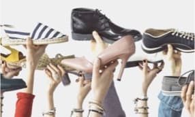 Arten von Materialien bei Schuhen