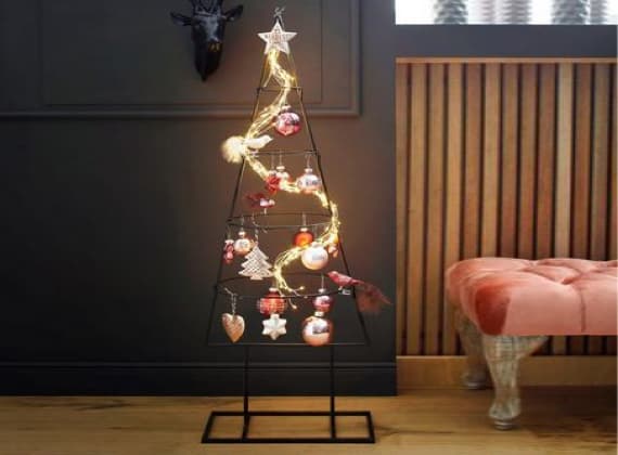 Weihnachtsbäume aus Metall