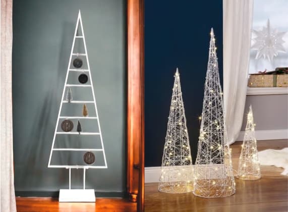 Metall-Weihnachtsbäume