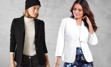 Weiße & schwarze Blazer kombinieren