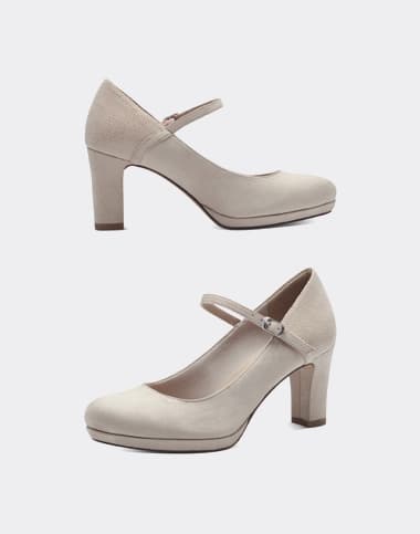 Beige Pumps