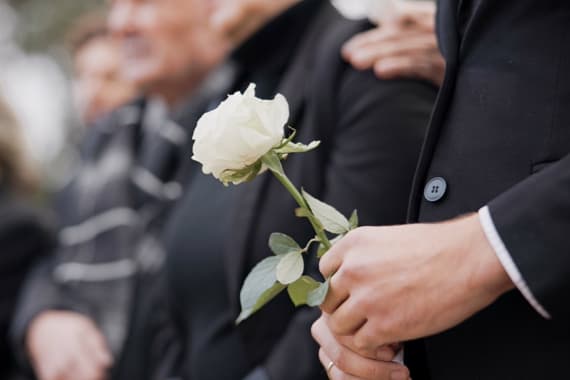 Kleidung für Beerdigung