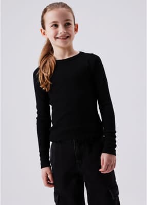 Mode Mädchen schwarz