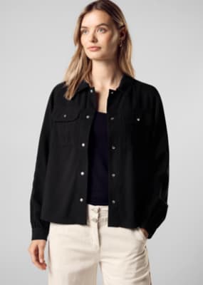 Damen Blouson schwarz
