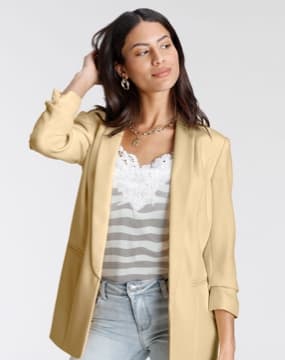 Gelbe Blazer