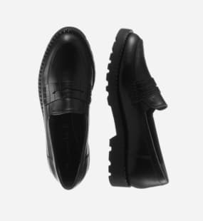 Schwarze Loafer für Damen