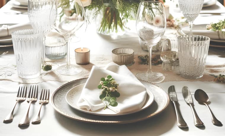 Geschirr & Besteck richtig legen