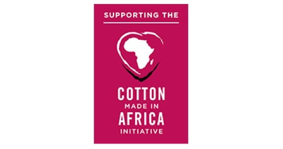 Unterstützt Cotton made in Africa