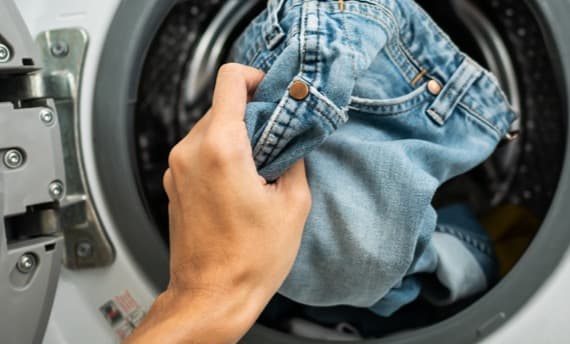 Jeans waschen