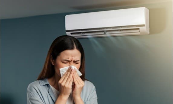 Durch Klimaanlage krank?