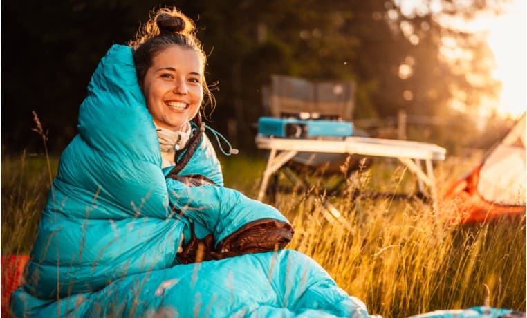 Schlafsack: Komforttemperatur