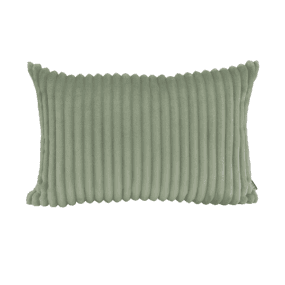 Salbeigrünes Cordkissen