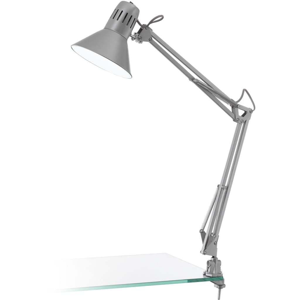REV - Klemmlampe im angesagten Retro-Look mit E27 Fassung Zinkfarben REV - Klemmlampe im angesagten Retro-Look mit E27 Fassung Zinkfarben