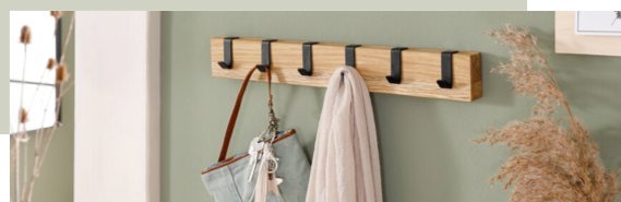 Garderobe befestigen ▷ Möglichkeiten zur Montage