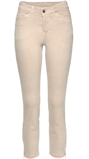 Nudefarbene Jeans