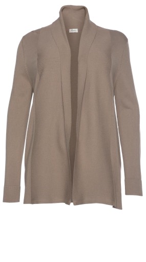 Nudefarbene Strickjacken