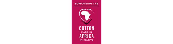Unterstützt Cotton made in Africa 