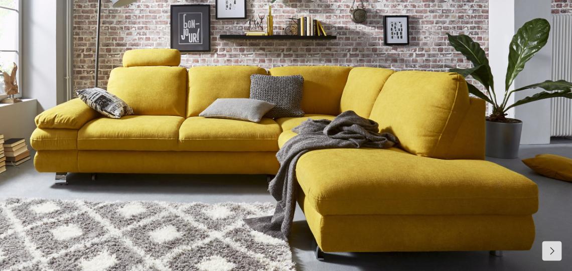 Gelbe Sofas