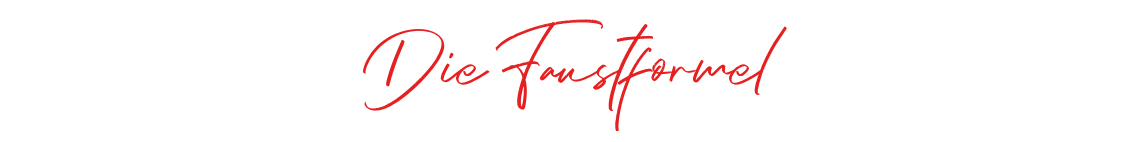 Faustformel